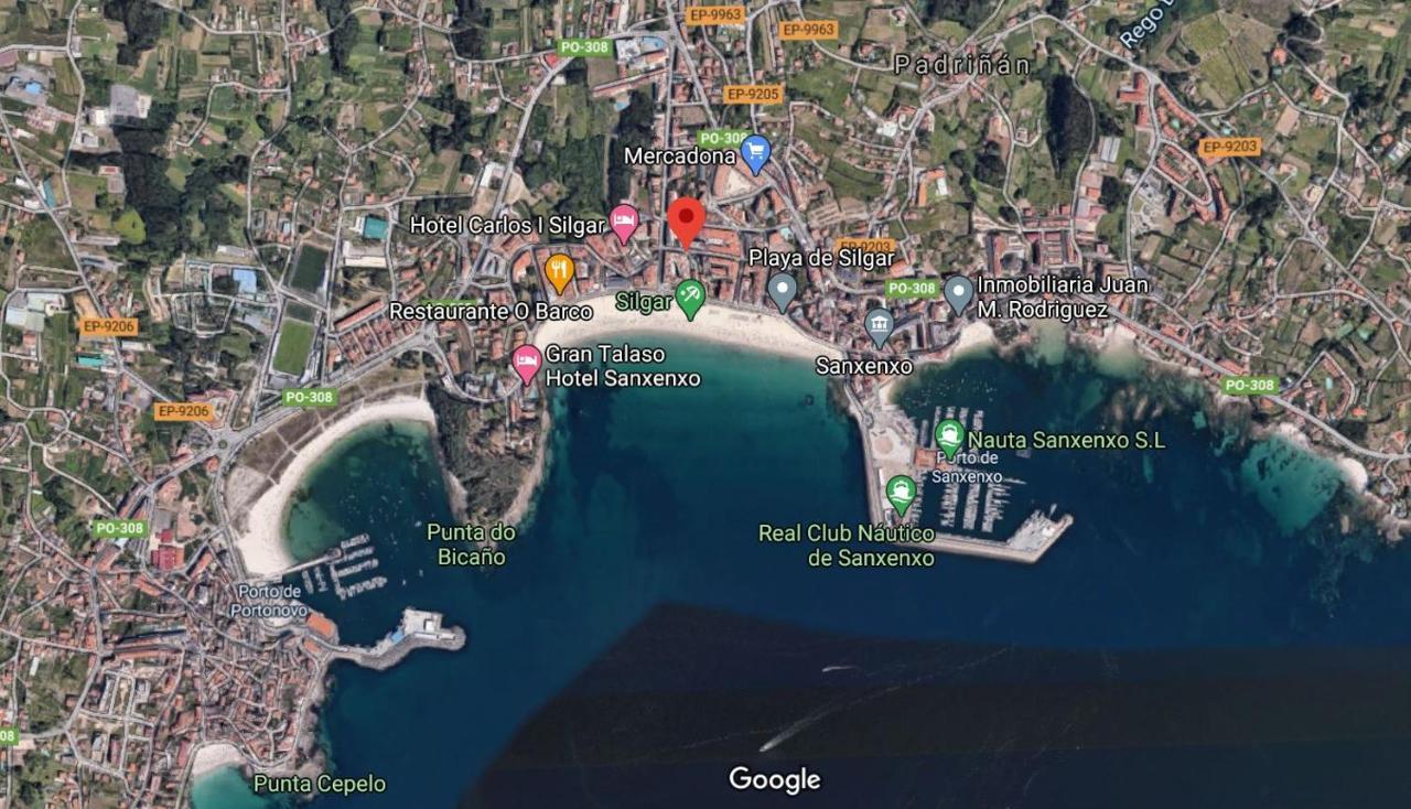 Desconectaengalicia Castelao, 50M Playa Silgar Apartment Sanxenxo Exterior foto