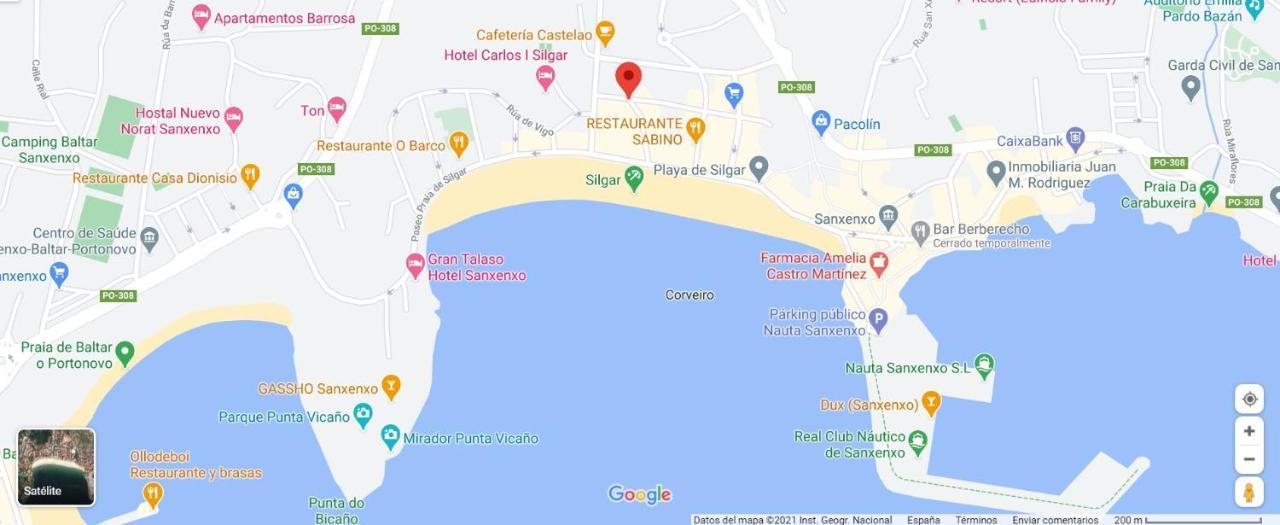 Desconectaengalicia Castelao, 50M Playa Silgar Apartment Sanxenxo Exterior foto